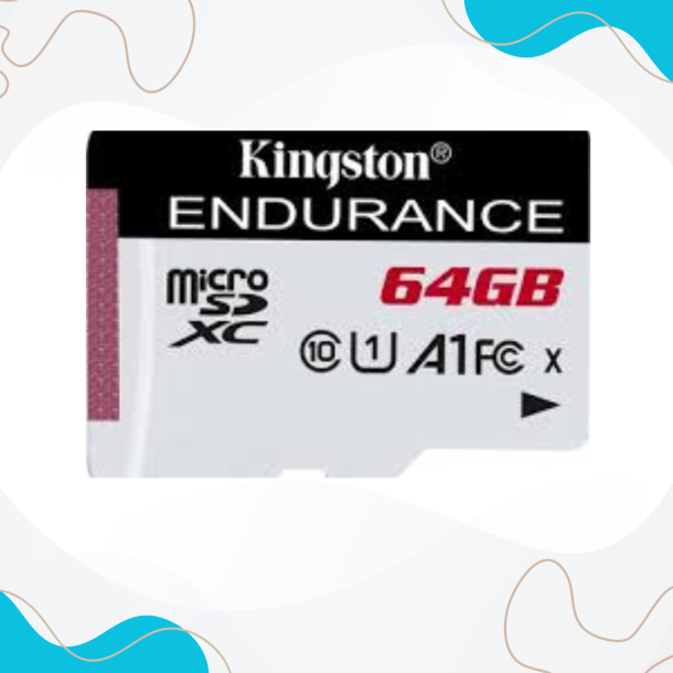 Kingston SDCE/64GB 64 GB Endurance 95R/30W X10A1 UHS-I microSDCH Hafıza Kartı