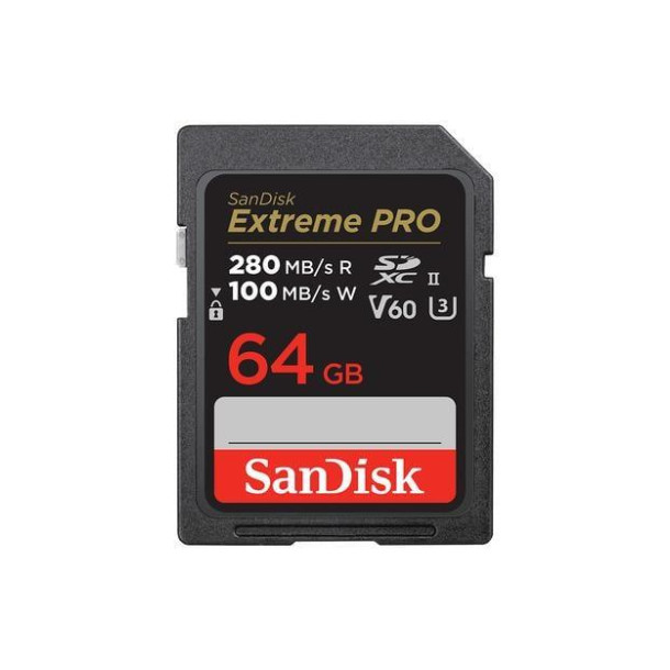 SanDisk Extreme PRO 64GB SDcards,280/100